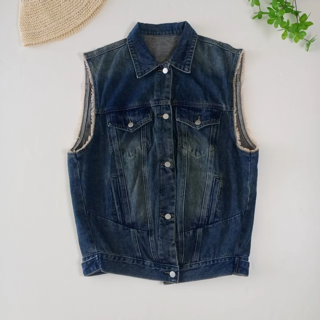 媛媛家百搭时尚马甲0627牛仔休闲夏季马夹