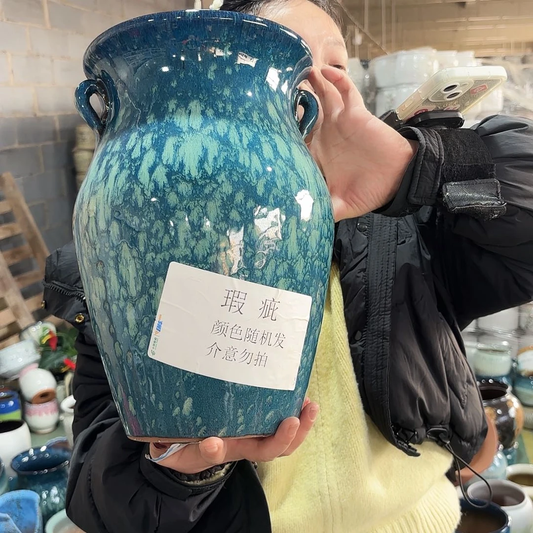 瑕疵一个高32/20红陶