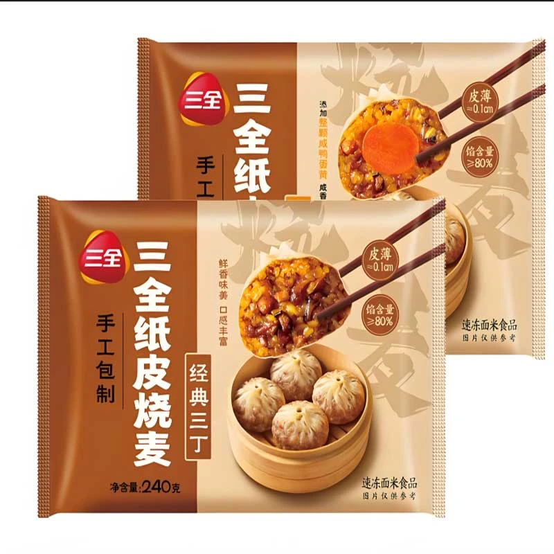 三全纸皮烧麦蛋黄三丁 芝士三丁240g