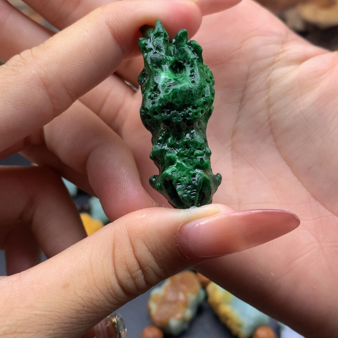 麻***哥未镶嵌定制翡翠翡翠