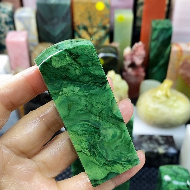 理***解印石青田石广东石头