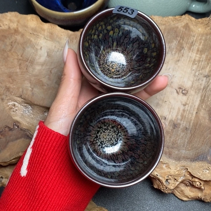 丽***栈茶盏建窑建盏主人杯553