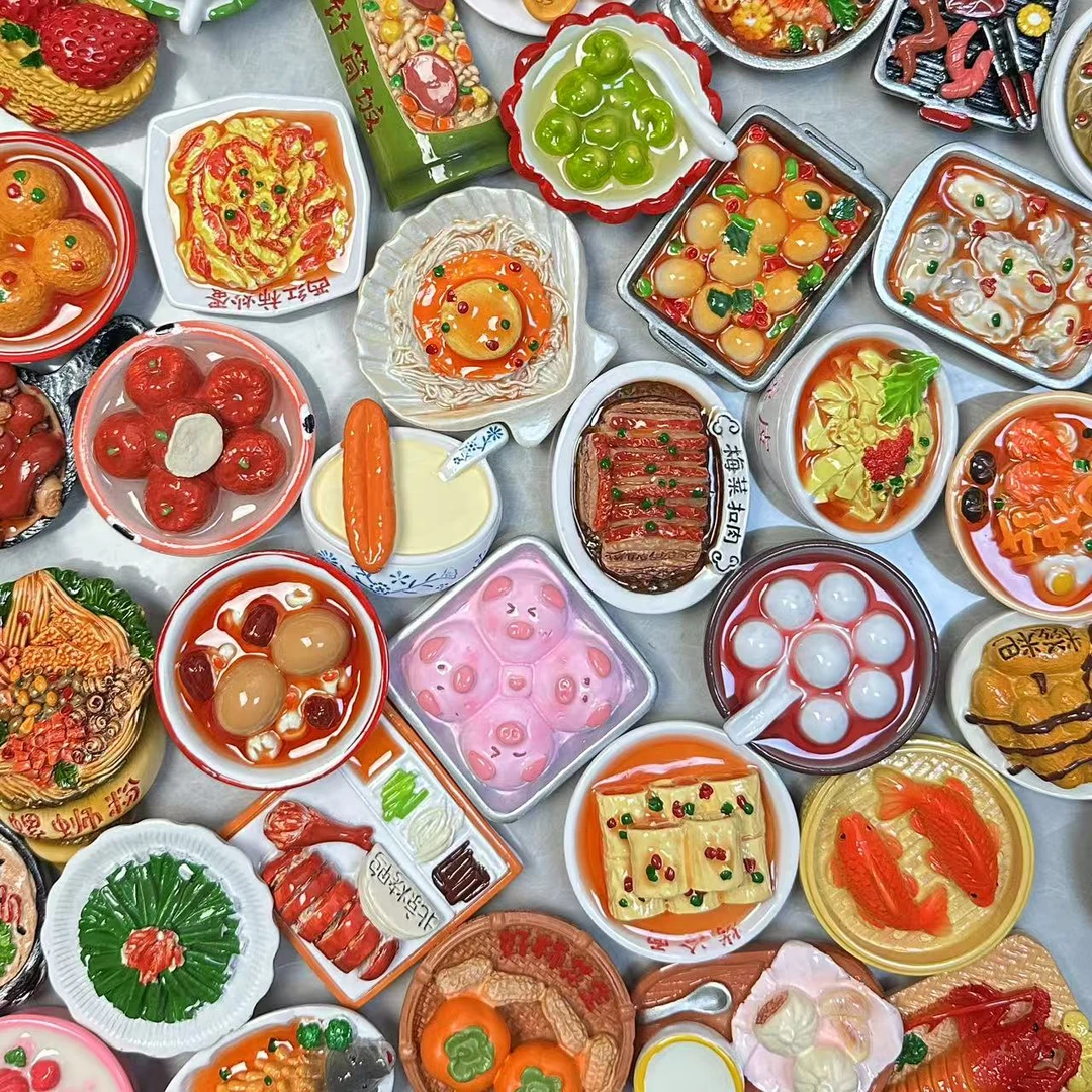 仿真高货创意树脂食玩磁吸冰箱贴