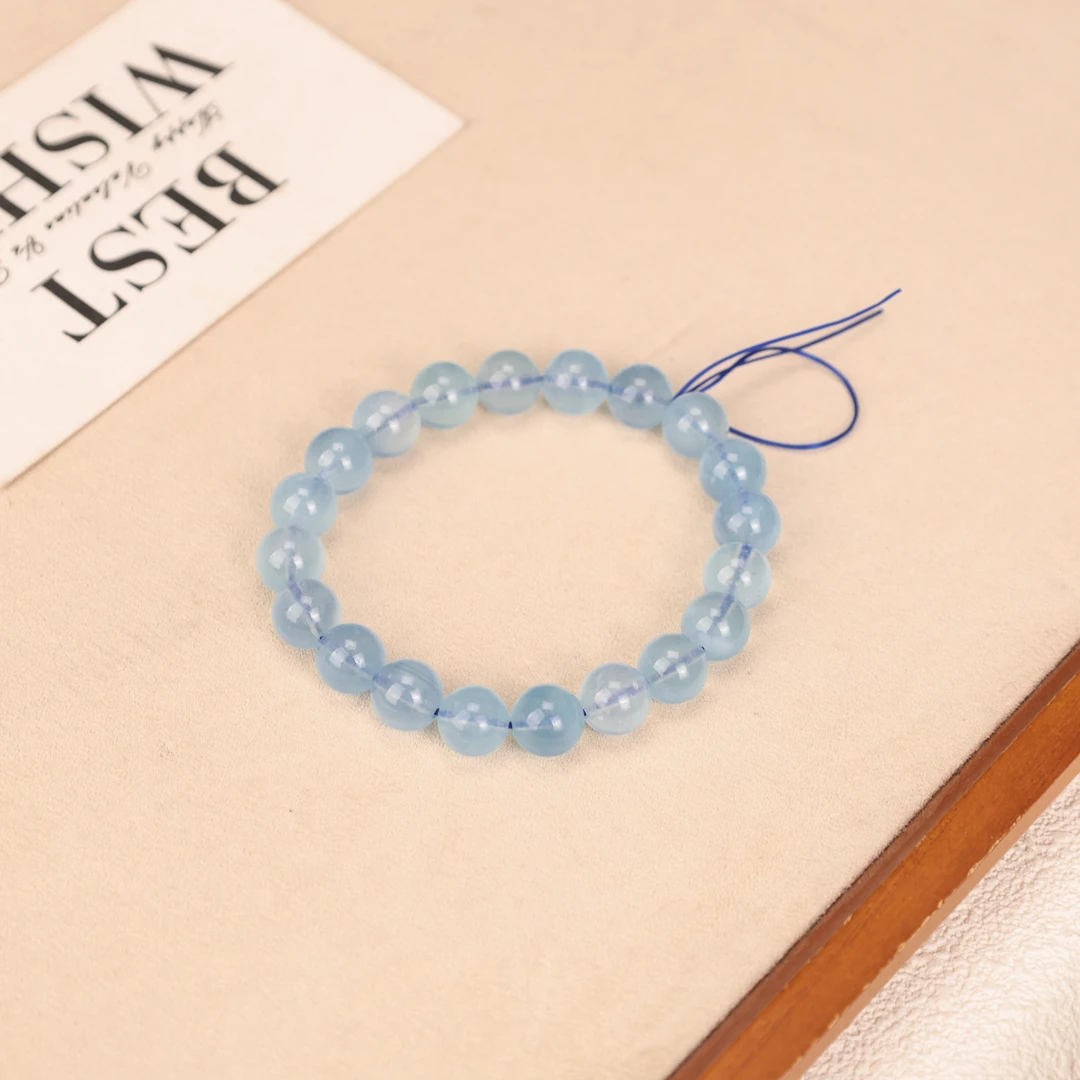 手链 LZ5325蓝色海蓝手串 多样性发其一