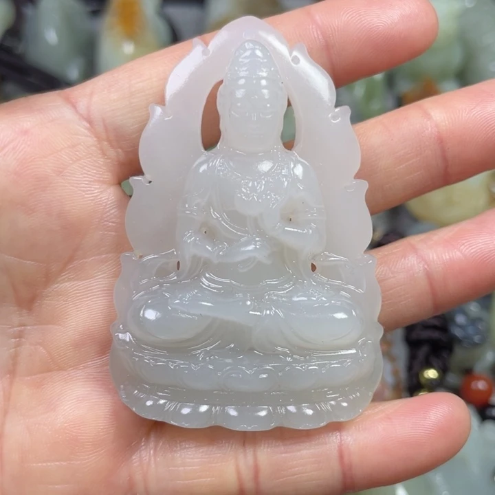 和田玉未镶嵌挂件