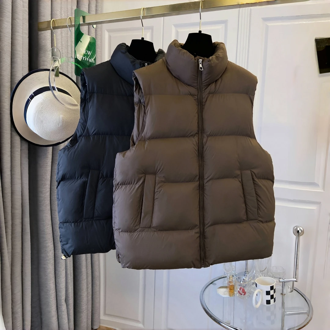 超好看减龄 胖mm大码棉服马甲背心女秋冬百搭简约时尚坎肩外套612