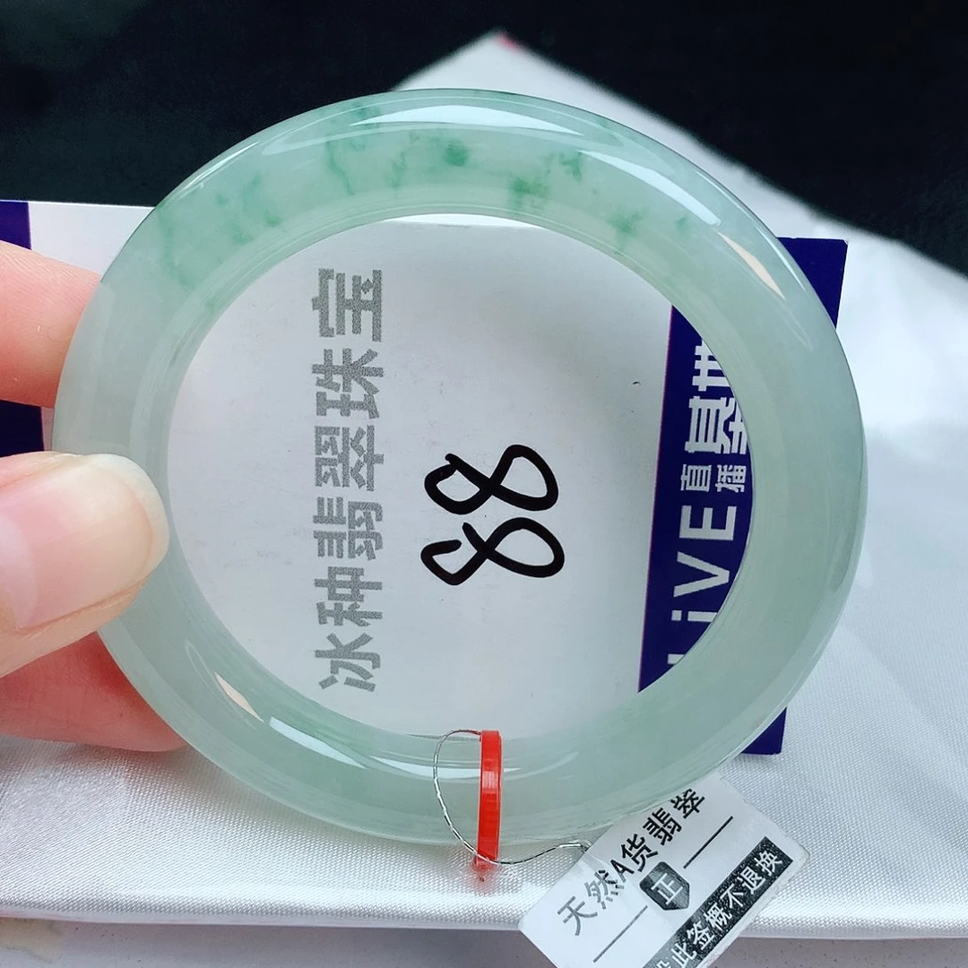 翡翠手镯未镶嵌缅甸天然A货翡翠手镯