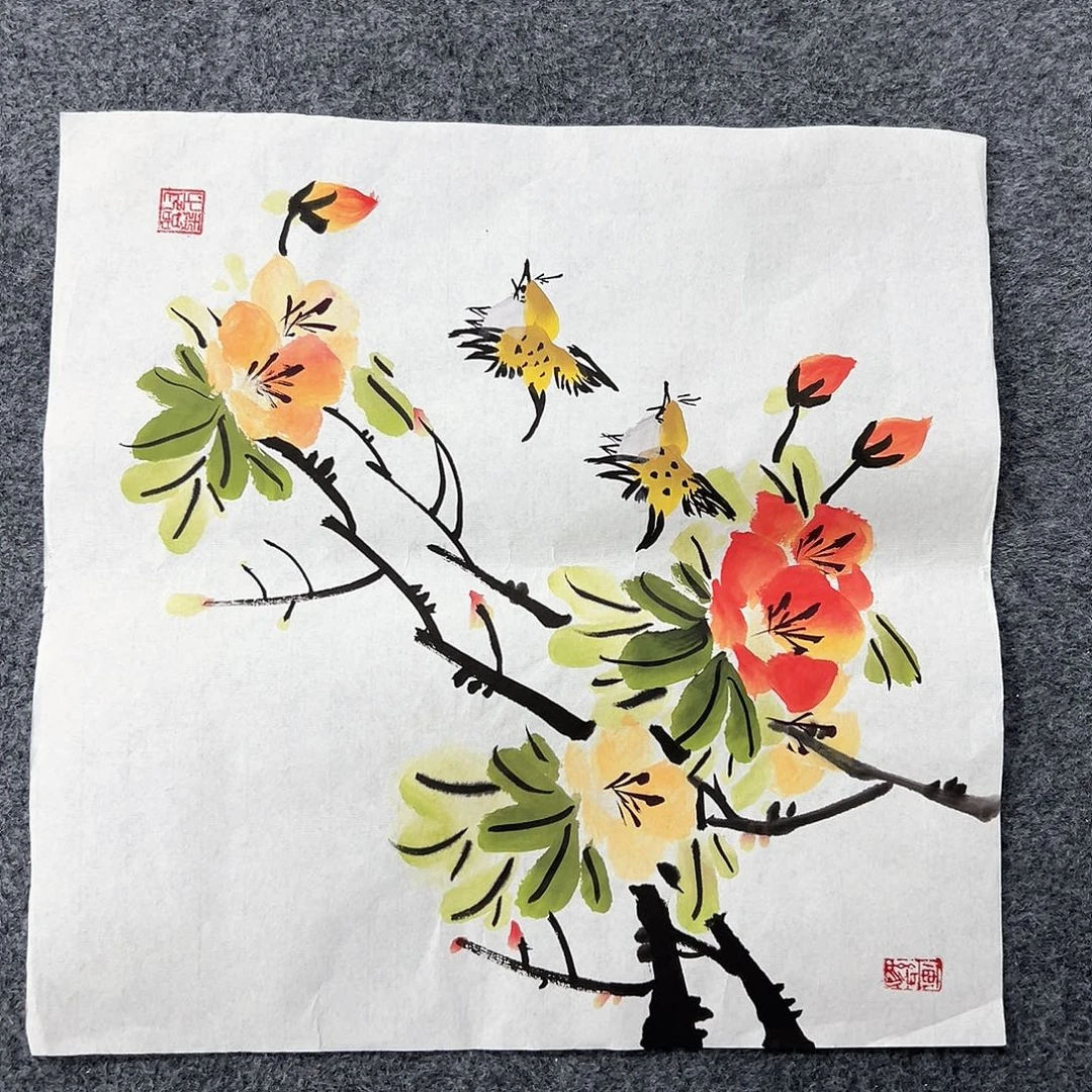国画手绘国画作品