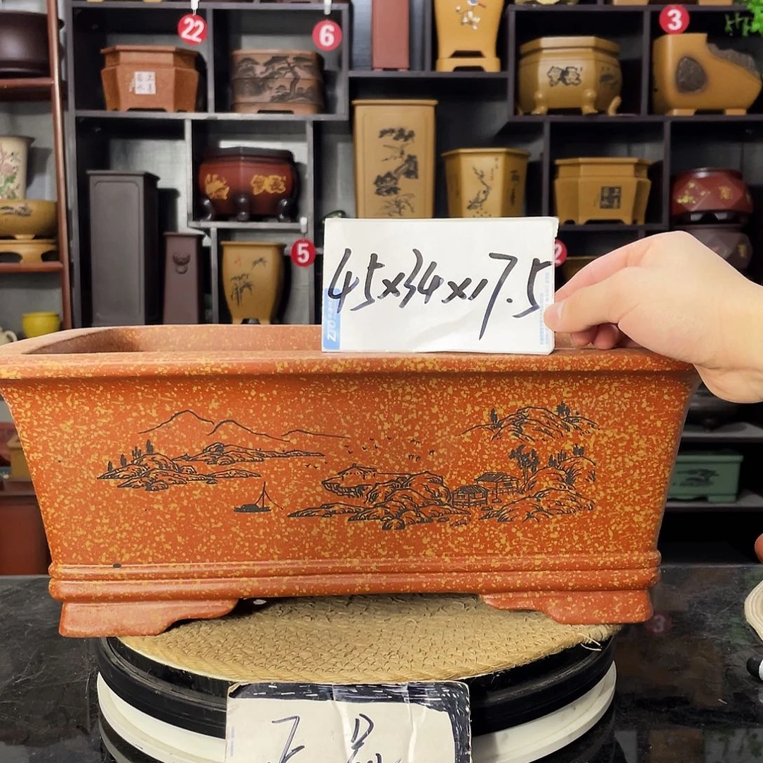 D-盆尚好紫砂花盆