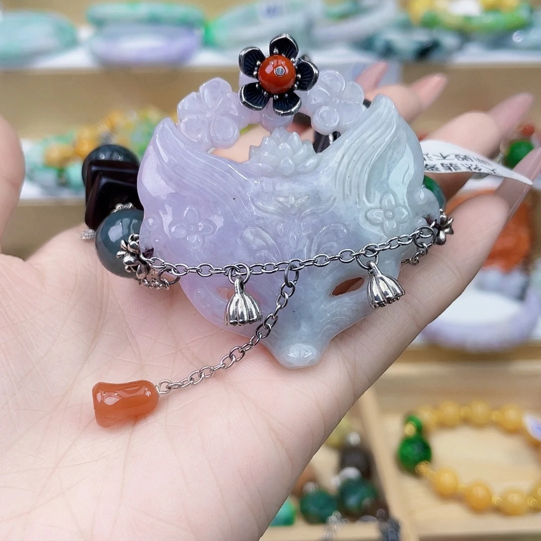 翡翠未镶嵌手链手链