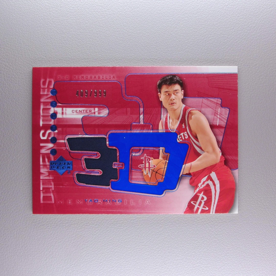 姚明 999编 upper deck 帕尼尼NBA国宝手提球星卡