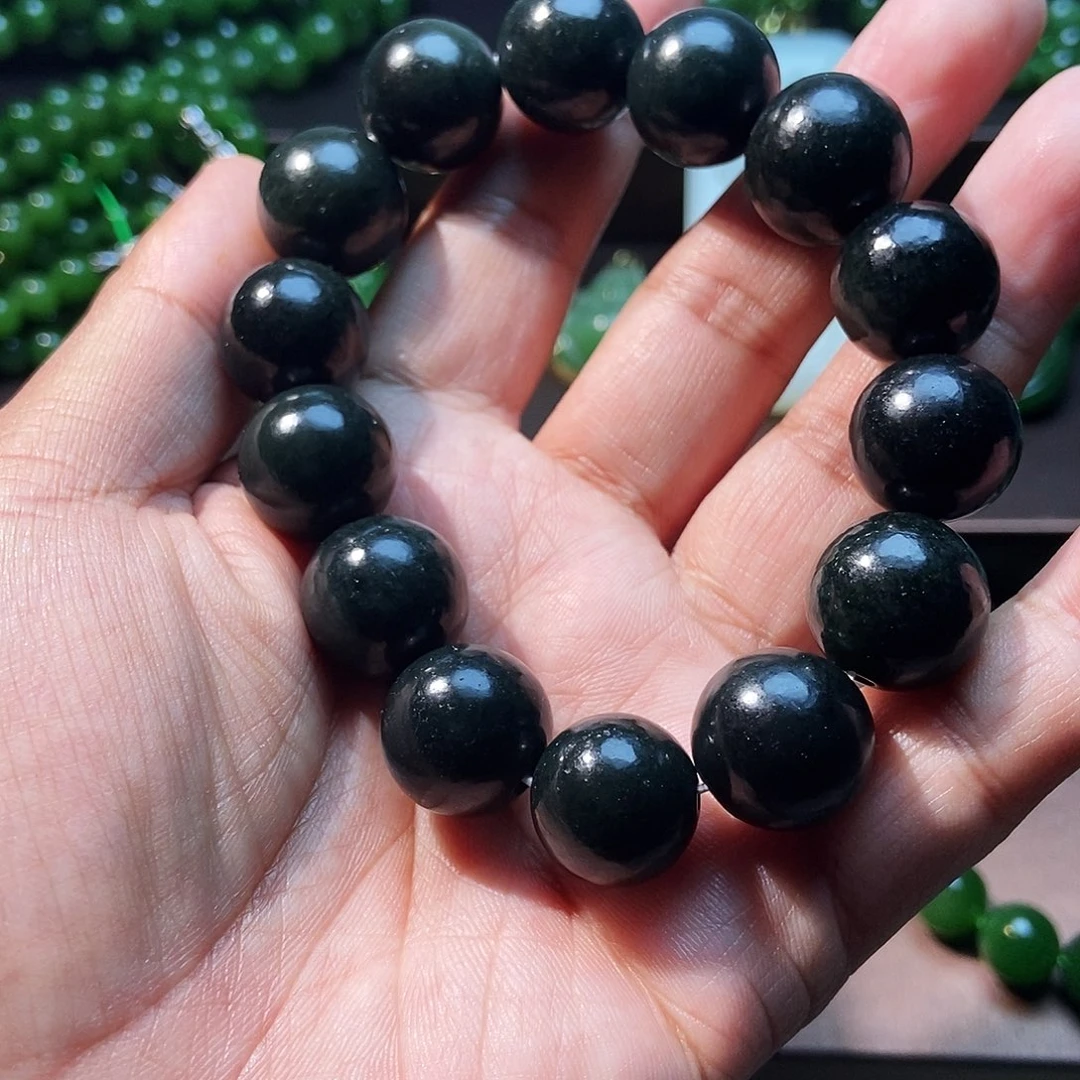 和田玉（碧玉）未镶嵌手串