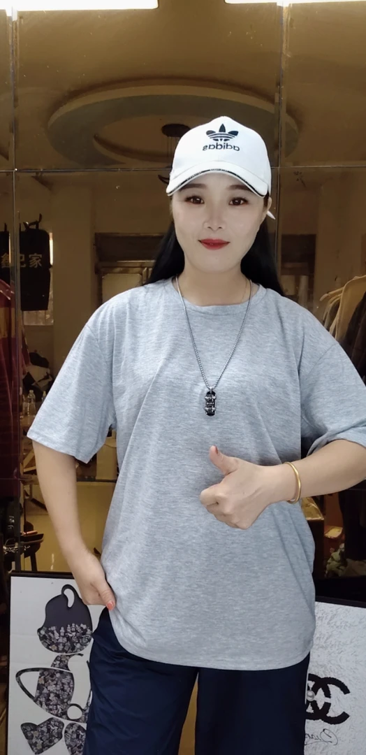 外贸男女同款T恤多色净面（冲销量）