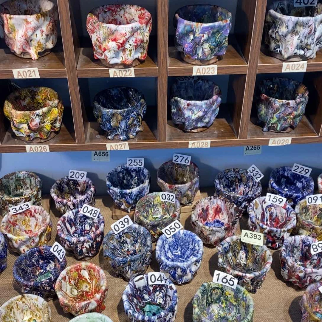 罐沐焰志野主人杯七彩原矿志野烧