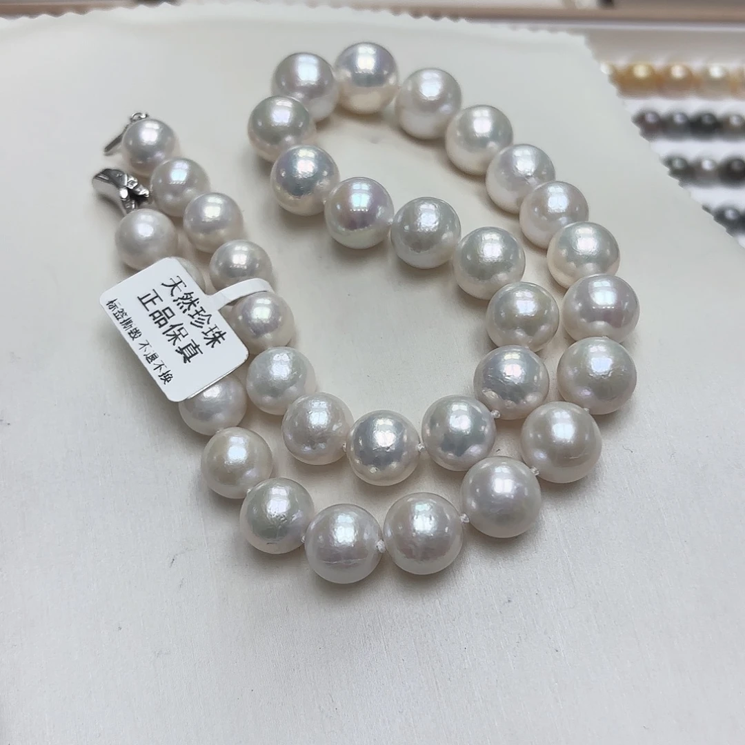 淡水珍珠未镶嵌颈饰11-14内 有核