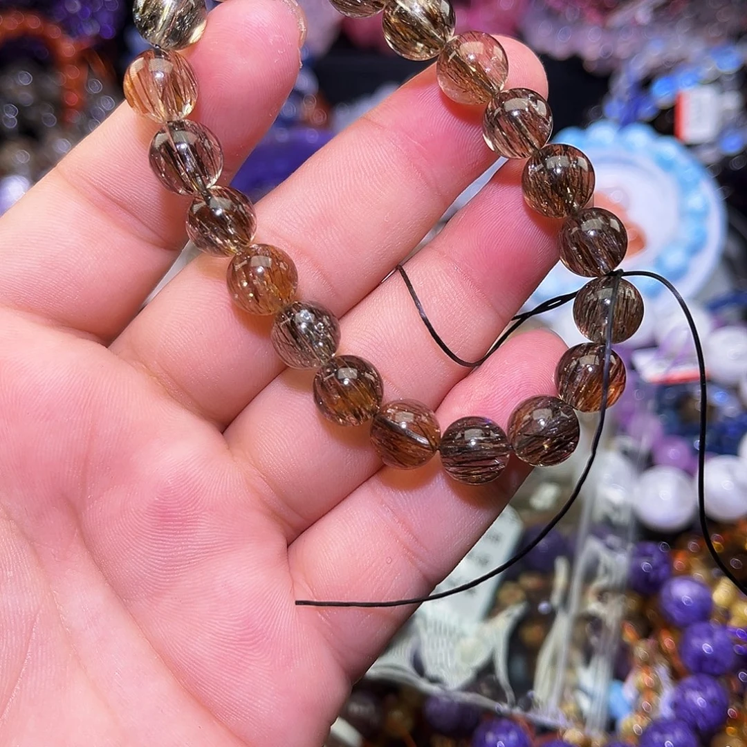 C***i手链水晶未镶嵌黑金边未镶嵌