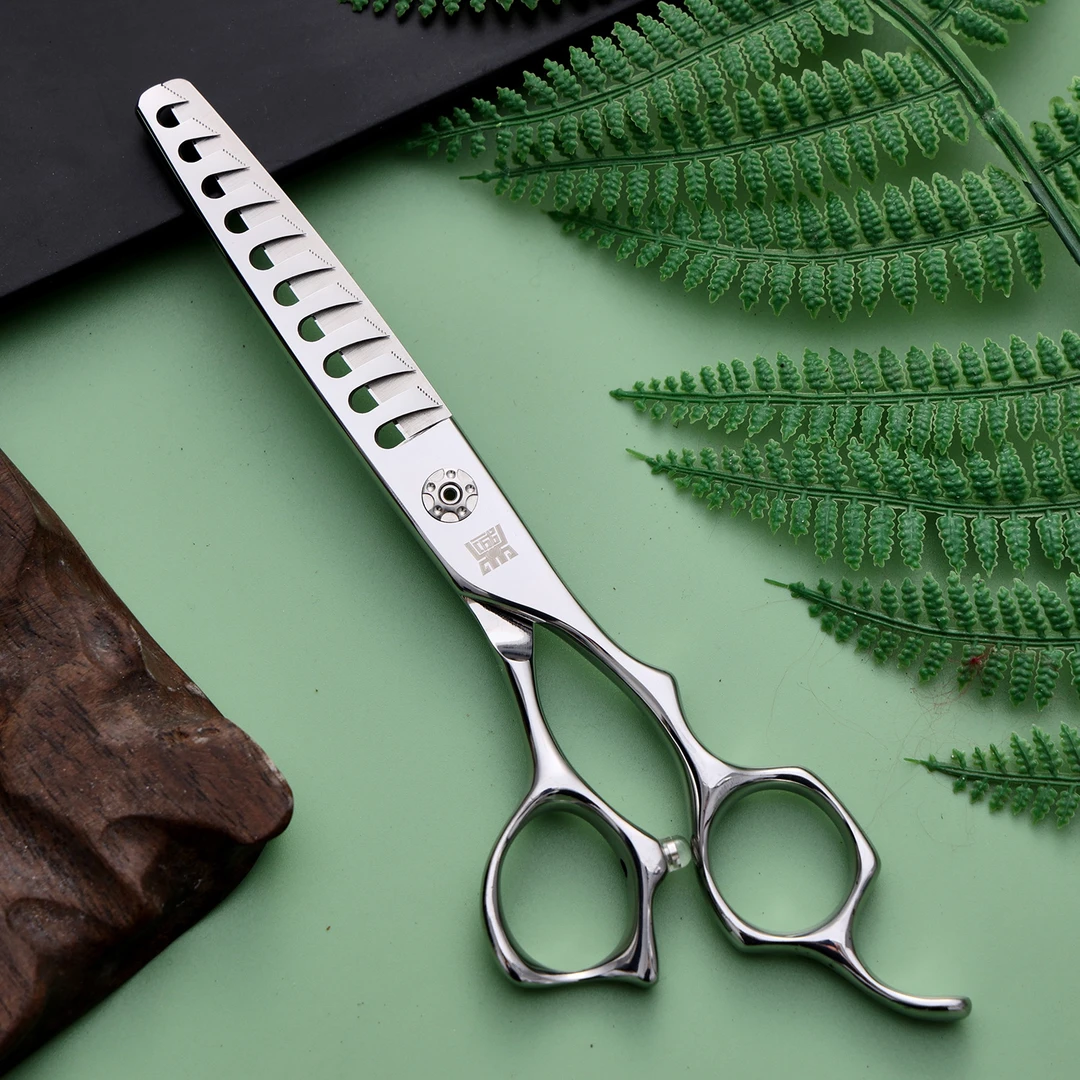 理发店发型师专用鱼骨剪刀男士专用大去发量毛寸专业打薄发型师