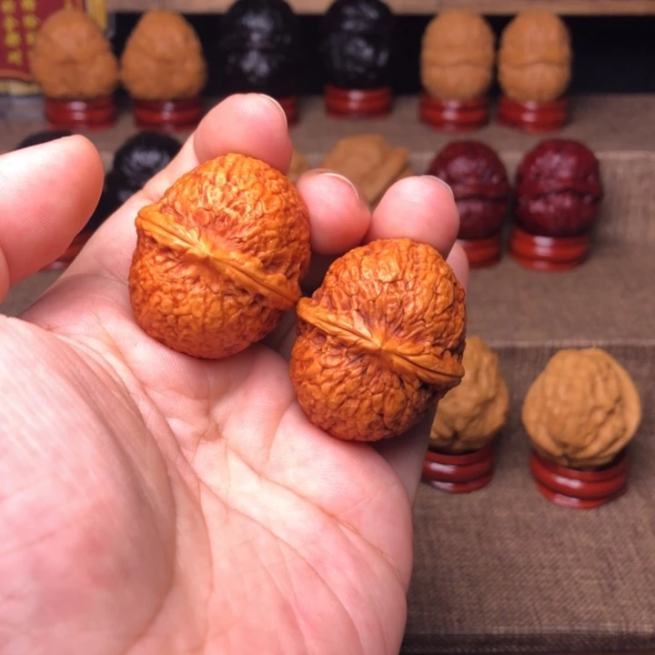 把件文玩核桃30紫金锤36