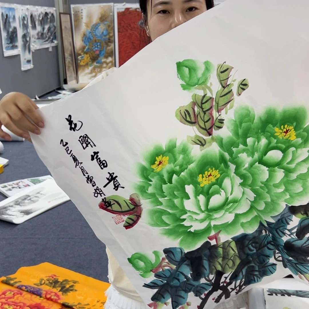 国画事事顺心如意万事如意