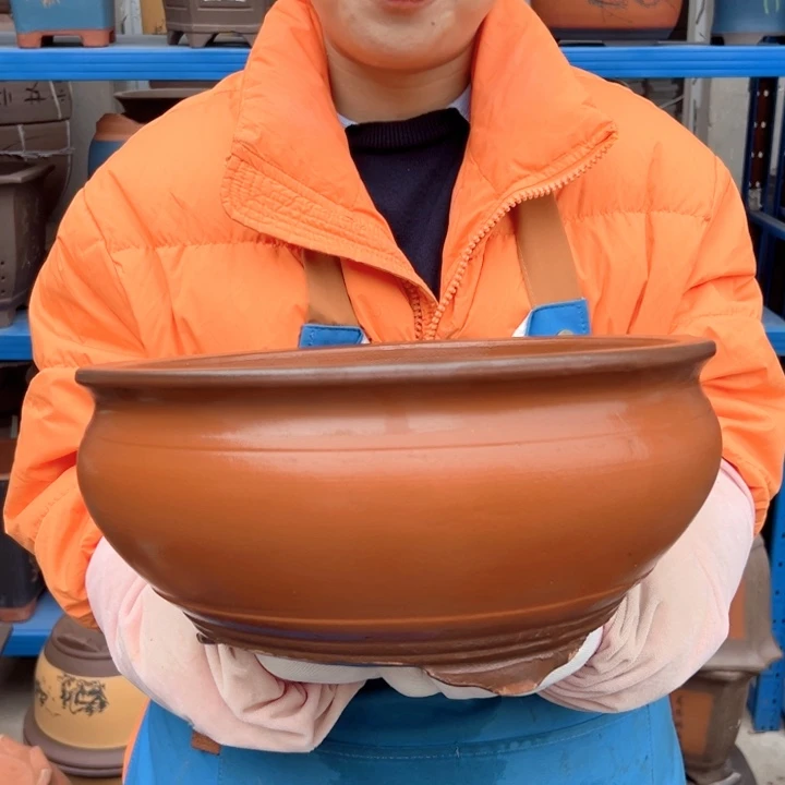 仿古鱼缸大花盆花盆