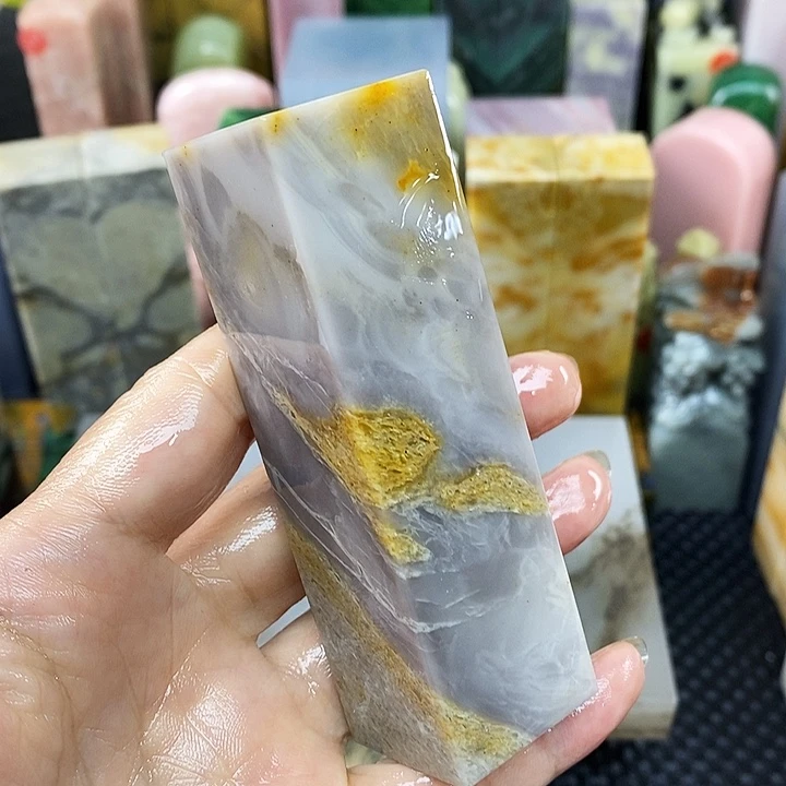 樱***子青田石印石昌化石头