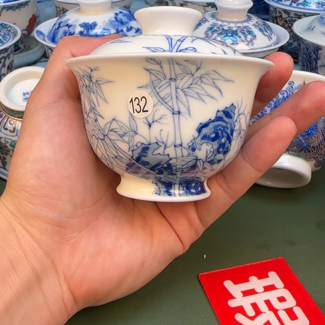 彦祖纯手工手绘茶具132