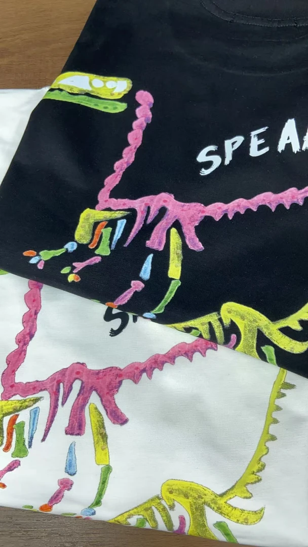 【12号链接】*骨架* 明星同款潮牌宽松圆领春夏休闲半袖163