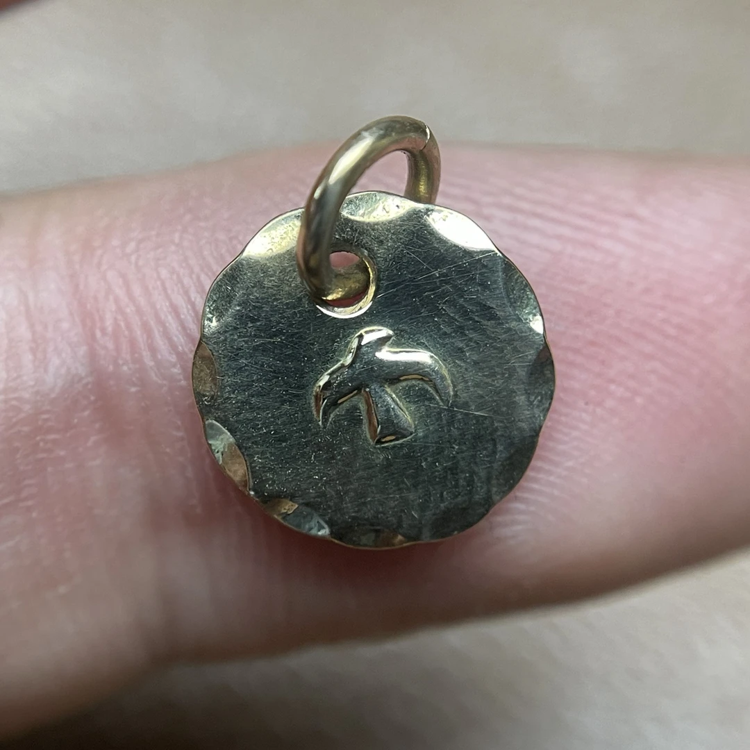 吊坠925银 小金牌项链吊坠GOROS高桥吾郎