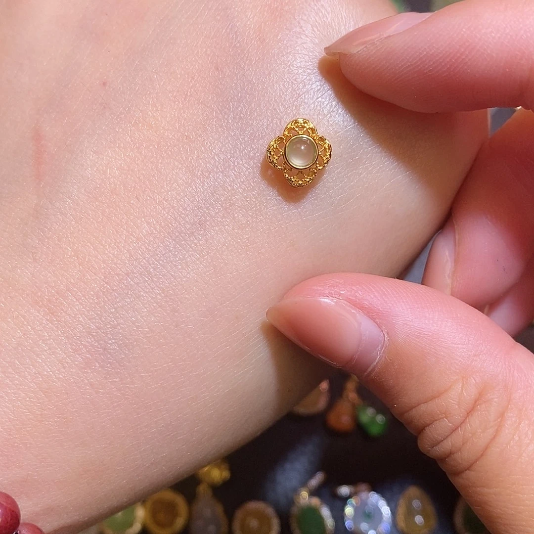 翡翠银S925镶嵌项链