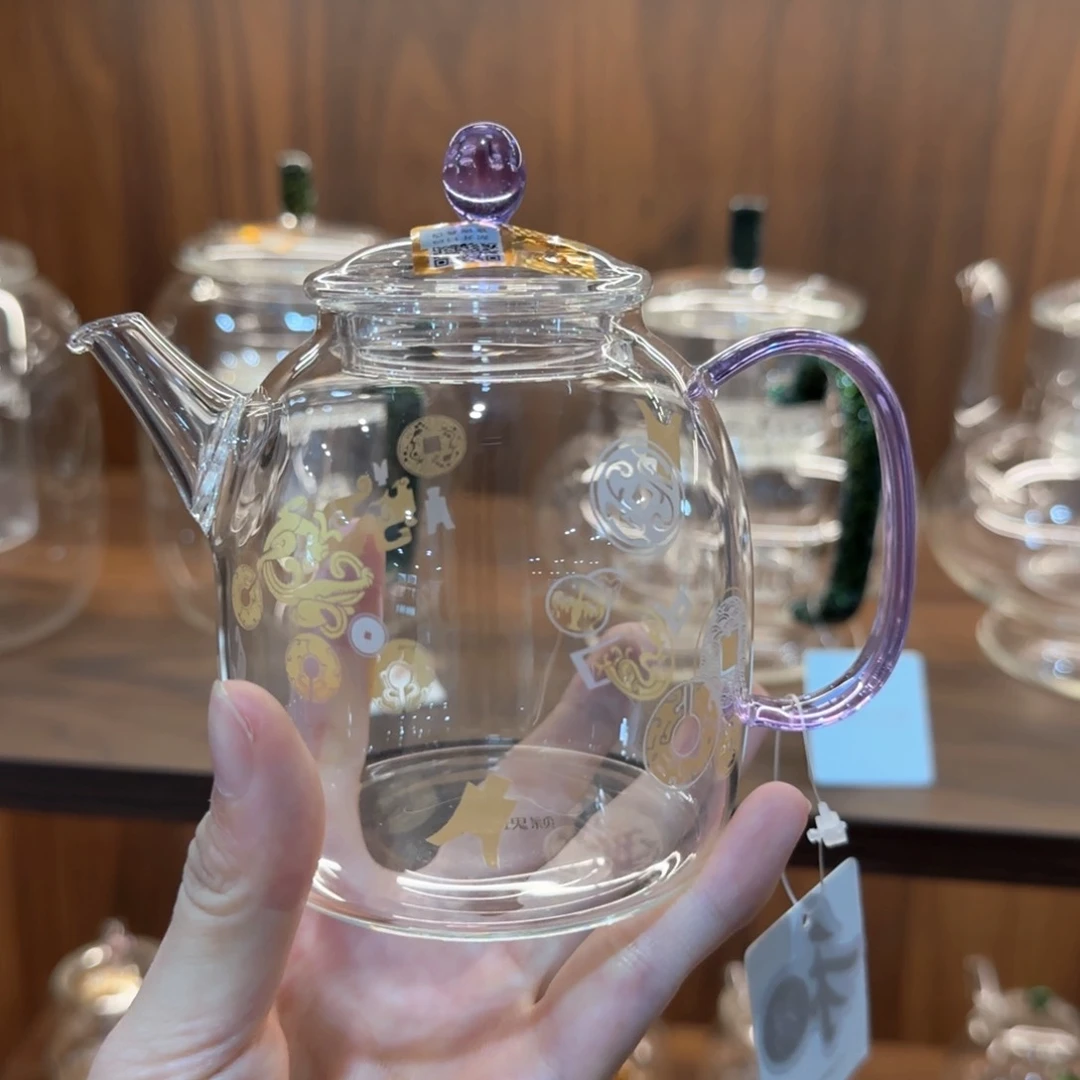 瑞币纹宴臣壶浅紫