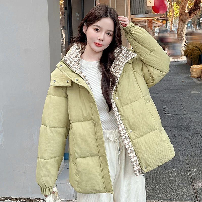 正品宽松服冬季短款小个子新款棉袄显瘦学生加厚棉衣外套优质