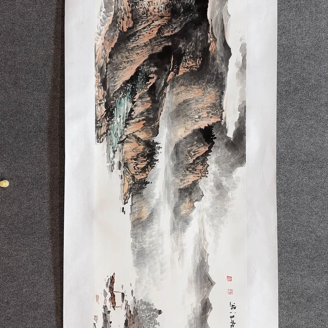 国画杜浩老师手绘作品