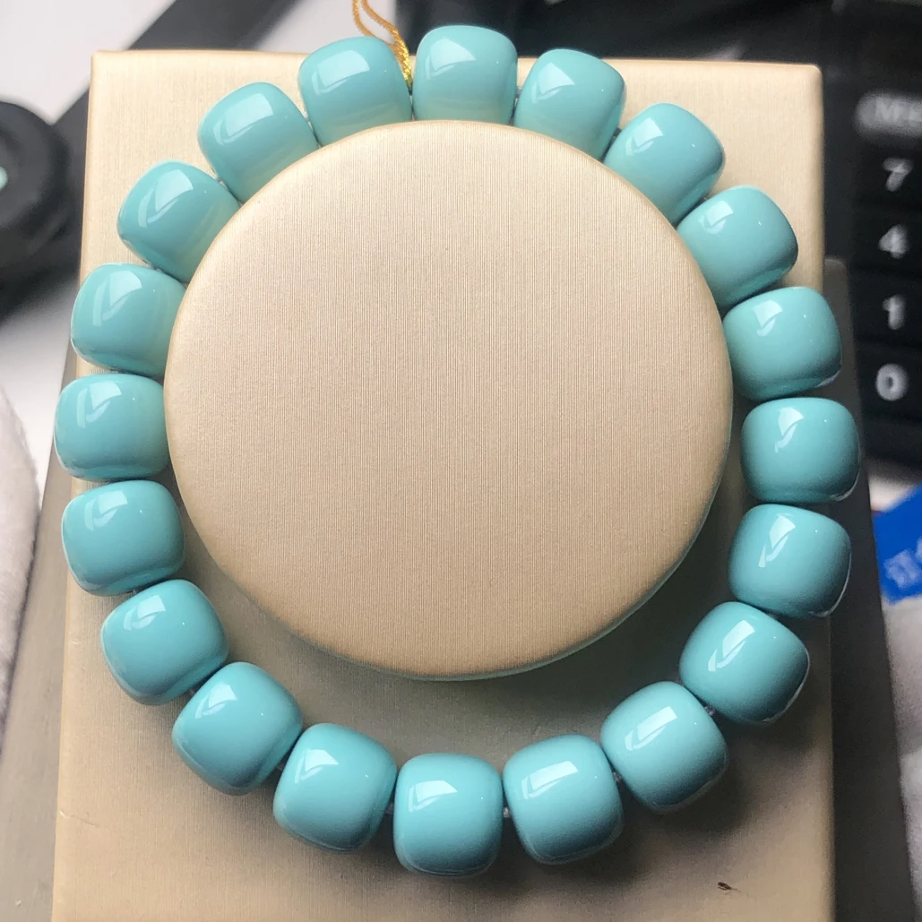 原矿绿松石老型单圈男女款