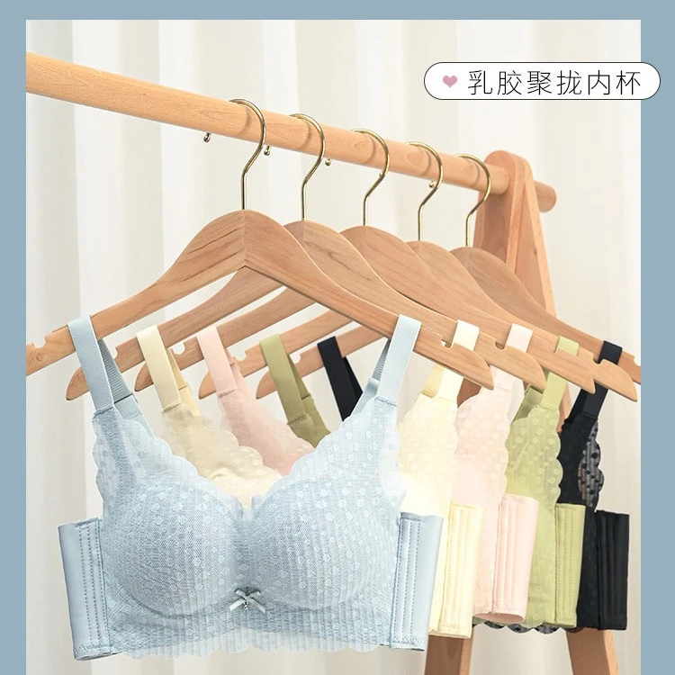 新号炸福利. 性感聚拢无钢圈内衣小胸显大上托防下垂收副乳蕾丝28