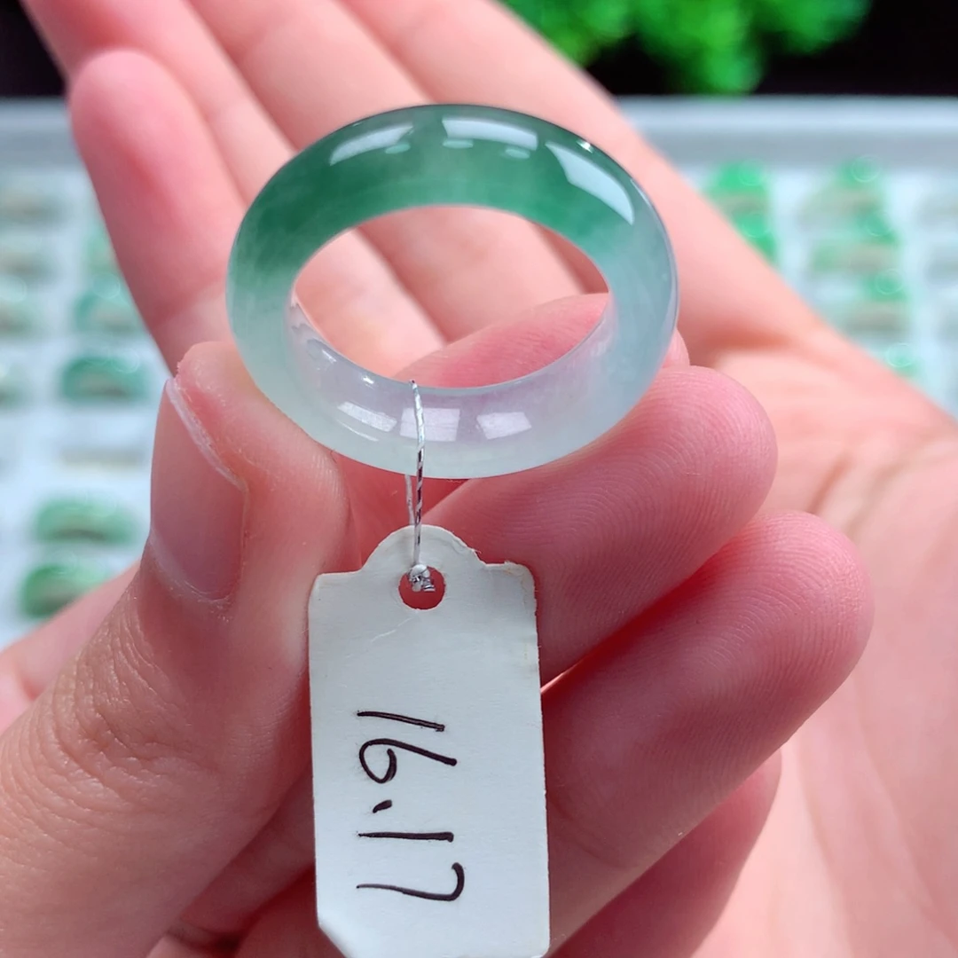 未镶嵌戒指翡翠姐*天然