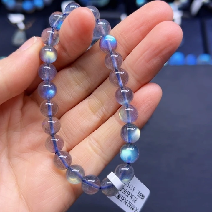 拉长石手串未镶嵌，8左右