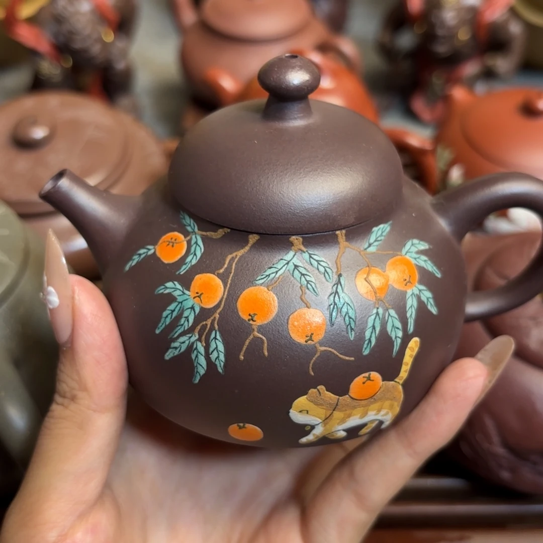紫砂茶宠原矿精品高端紫砂壶