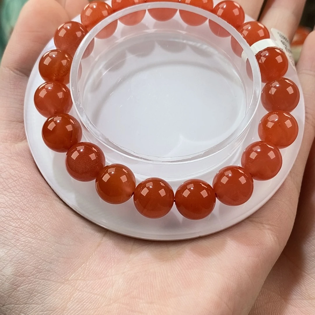 南红玛瑙冰红10mm➕未镶嵌