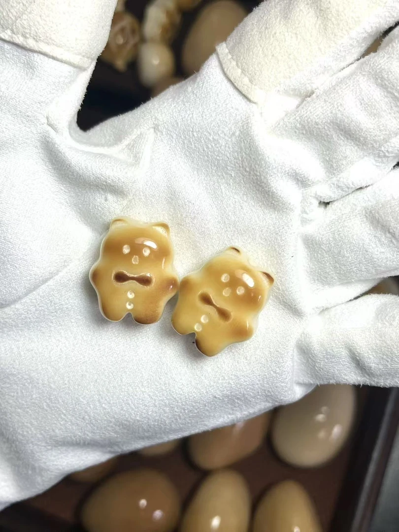 碳烤雕刻牙果食物系可爱风全品牙果小熊饼干