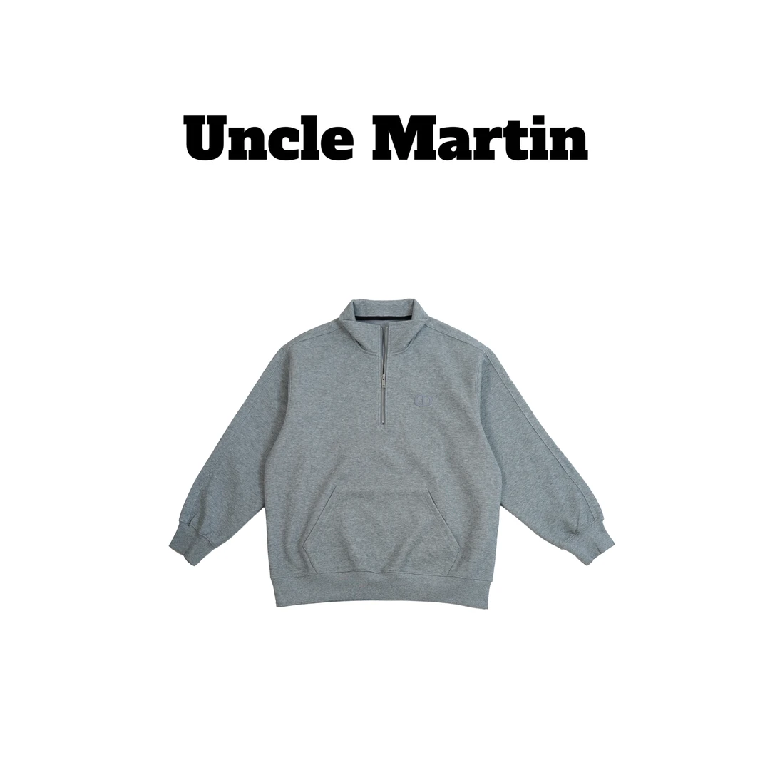 马丁叔叔 秋冬新款上新高奢纯色外套裤子套装