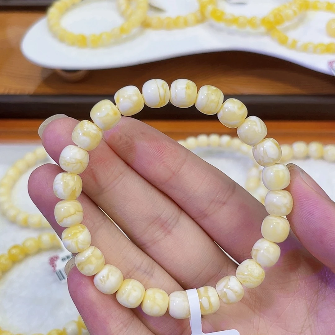 蜜蜡未镶嵌手串8mmm