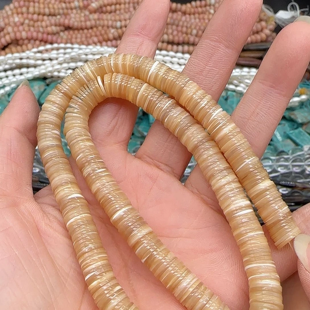 合金玛瑙/玉髓珠宝半成品贝壳8mm一条