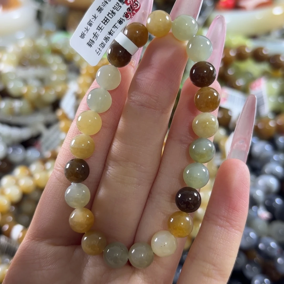 和田玉未镶嵌手链193