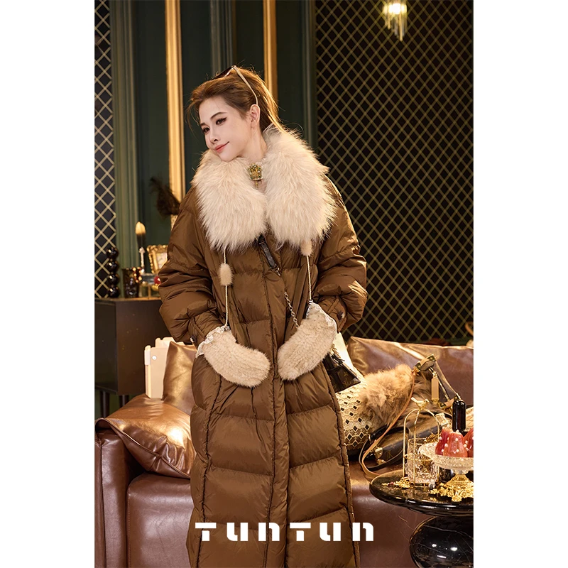 挪期上新【流光大被子】长款羽绒服