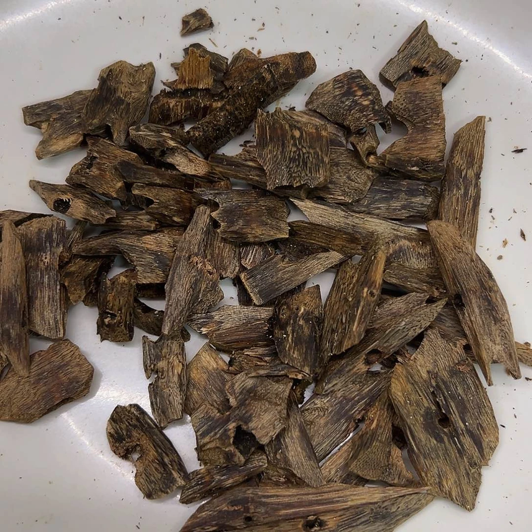 沉香沉香碎屑香脉块料119克