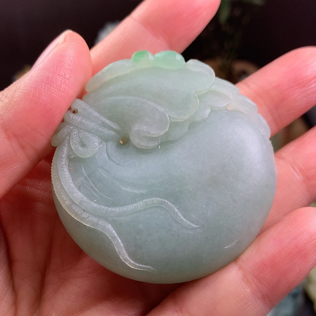 定制翡翠未镶嵌钱袋