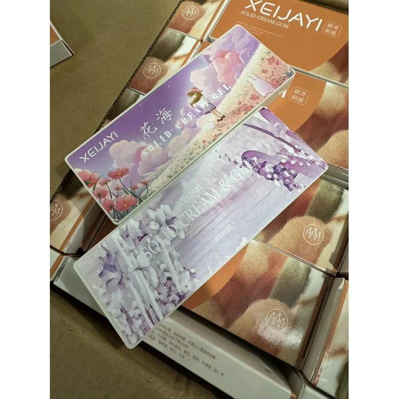 6色固态奶油胶（每小格±5g）甲油胶