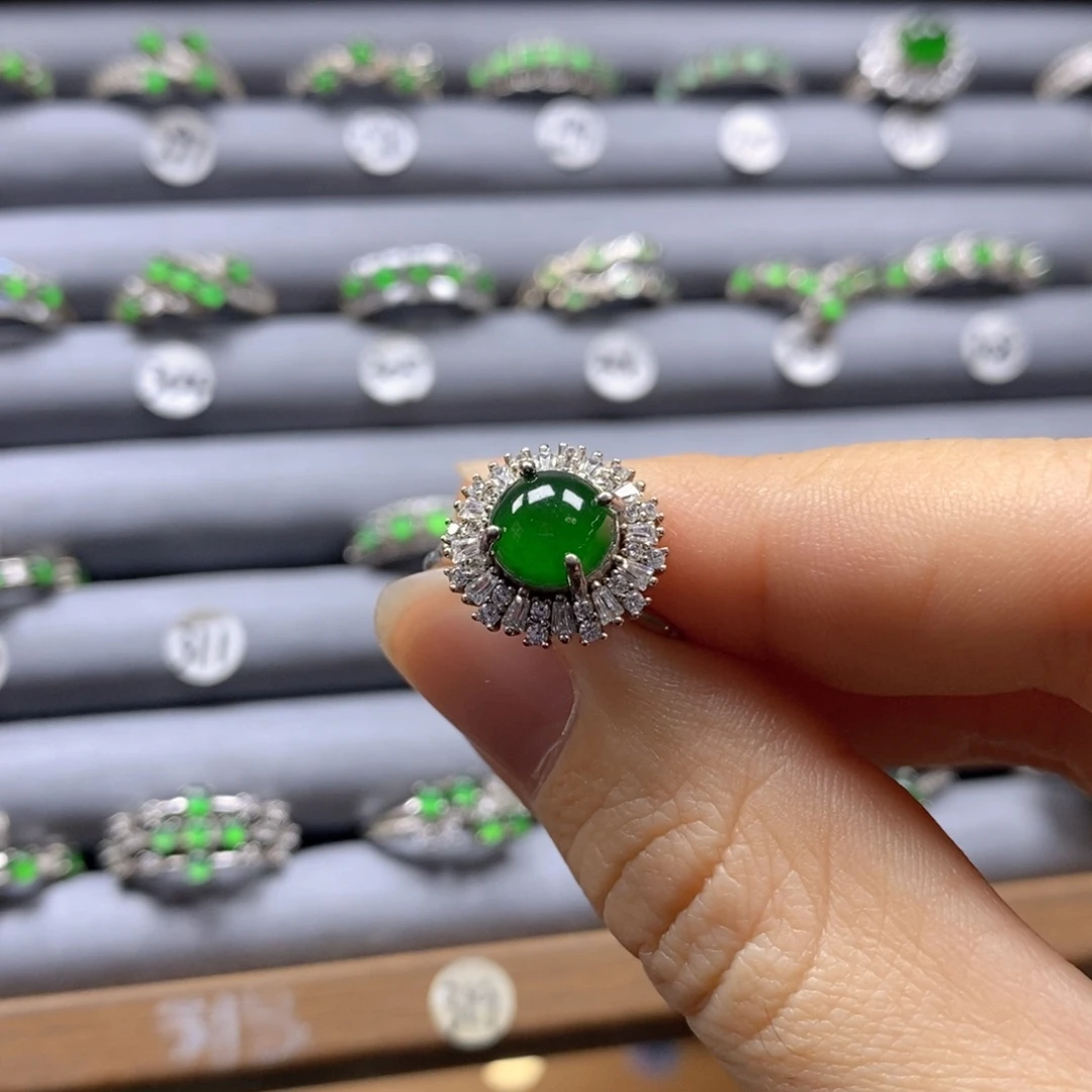 颈饰银S925镶嵌翡翠311号