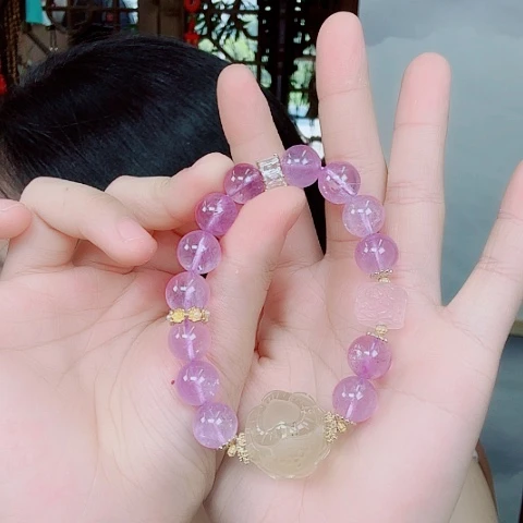 水晶手链未镶嵌多样性发货一件