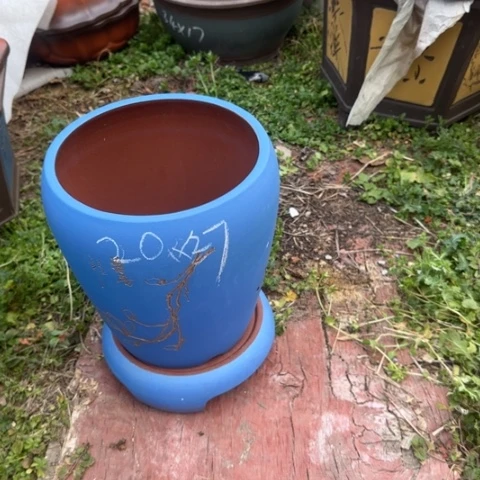红陶紫砂花盆盆景盆栽